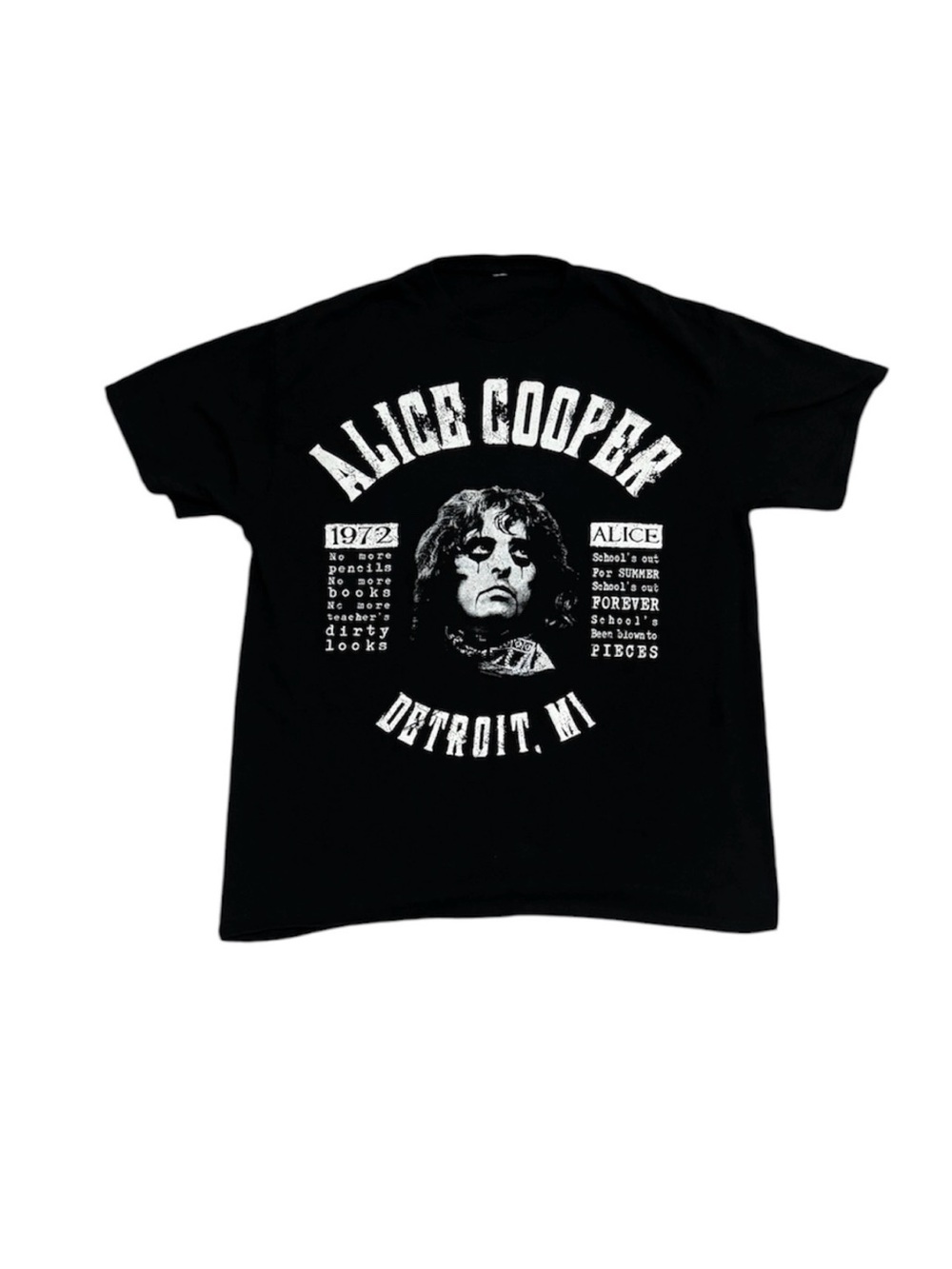 Alice Cooper Black Graphic Band Tee